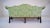 Custom George III Mahogany Camel Back Sofa With Damask Silk Upholstery For Sale - Image 11 of 16