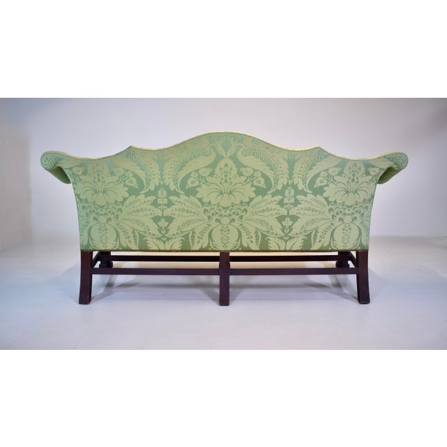 Custom George III Mahogany Sofa For Sale - Image 10 of 12