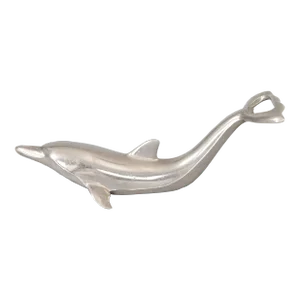 Vintage Chrome Dolphin Bottle Opener