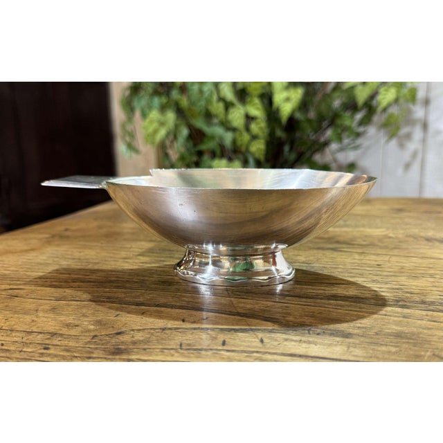 Gallia Collection Swan-Patterned Sauce Boat by Christian Fjerdingstad for Christofle For Sale - Image 6 of 8