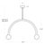 Regina Andrew Happy Steel Pendant, Large, Oil Rubbed Bronze For Sale In Detroit - Image 6 of 7