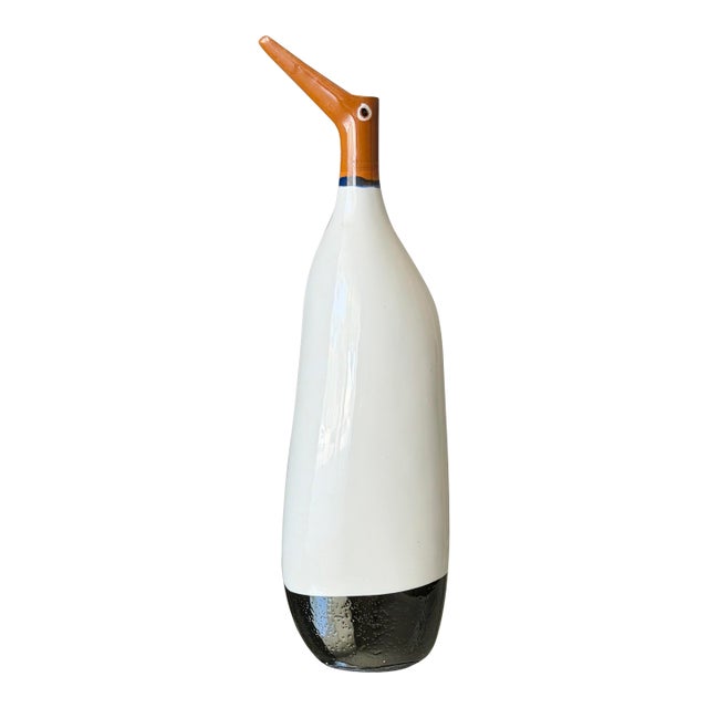 Rare Vintage 1950s Mid-Century Modern La Gardo Tackett Sea Bird Cruet Iconic + Rare Pasadena Southern California Studio Pottery For Sale