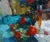 Roses Still Life Oil Painting, Soviet Ukrainian Art 59-69 For Sale - Image 4 of 6