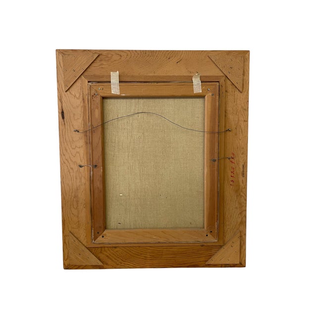 1970s Vintage Impressionist Landscape Likely OilPainting With Ornate Frame For Sale - Image 5 of 9