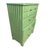 Hand-Painted Green Striped Dresser | Circus Interior Meets Neo Deco For Sale - Image 4 of 7
