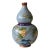 Vintage Petite Chinoiserie Chinese Cloisonné Gourd Vase For Sale