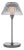 Waterford by Visual Comfort Signature Blaze 12" Rechargeable Table Lamp in Polished Nickel with Clear Crystal For Sale
