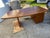 Art Deco Stow & Davis Mid Century Modern Walnut Boomerang Fan Executive Desk For Sale In Sacramento - Image 6 of 12