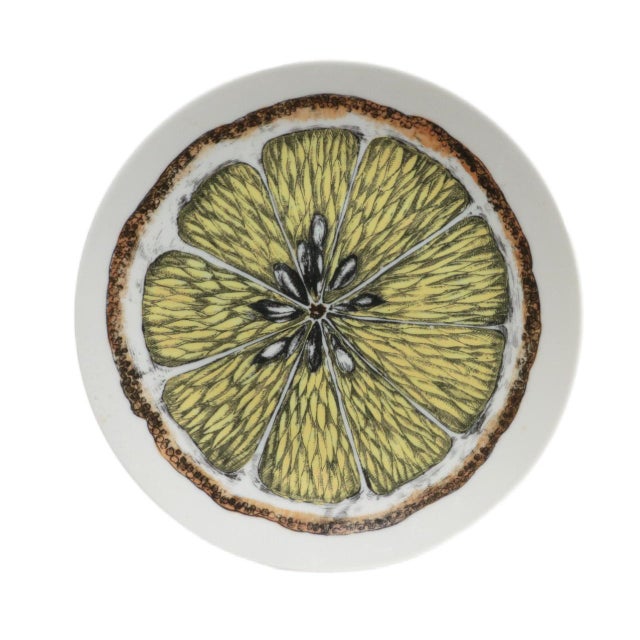 Nature Dissected: Set of Six Fornasetti "Sezioni Di Frutta" Plates Circa 1960s For Sale - Image 11 of 13