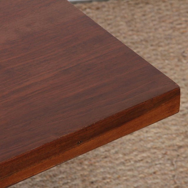 Modern Coffee Table in Wood and Chromed Metal, 1930 For Sale - Image 3 of 7