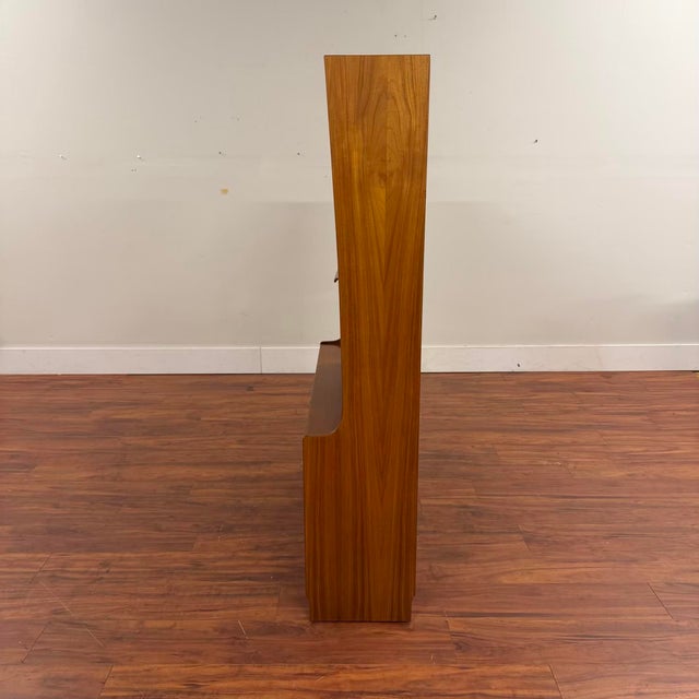Mid 20th Century S-Form Vintage Teak Room Divider For Sale - Image 5 of 8