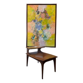 1960s Kent Coffey "Perspecta" Line Step Table For Sale
