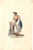 Watercolor on ivory colored paper, 1820 c.a. Hand-titled ''Costume di Carafa'' with a caption ''Provincia di Calabria nel...