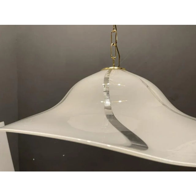 Italian Light Pendant in Murano Glass For Sale - Image 6 of 10