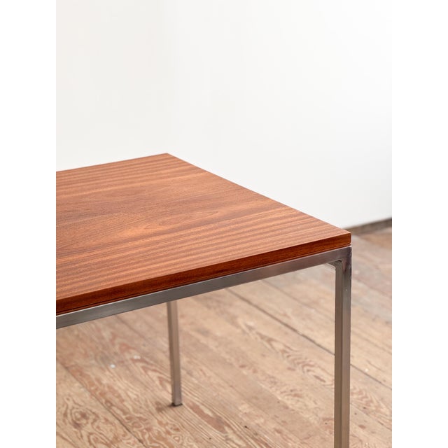 Mid-Century Dining Table in Teak and Chrome by Wilhelm Renz For Sale - Image 17 of 18