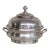 Late 18th Century Meriden Britannia Silver Plated Handled Butter Dish Soup Tureen With Lid For Sale