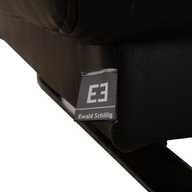 Harry Two-Seater Sofa in Leather and Chrome by Ewald Schillig For Sale - Image 13 of 17