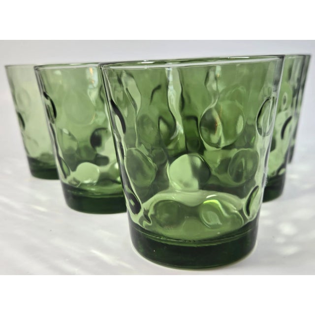 Whimsical Avocado Dot Lowballs- Set of 6 For Sale - Image 9 of 9