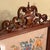 Late 19th Century Victorian Carved Walnut Antique Floral Needlepoint Fire Screen Panel Art For Sale - Image 4 of 7