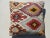 Kilim Rug Pillow Made from old turkish kilims Back side cotton and has closed with a solid hidden zipper size:16" x 16" It...
