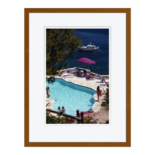 Pellicano Pool 1969 by Slim Aarons Framed C Print For Sale