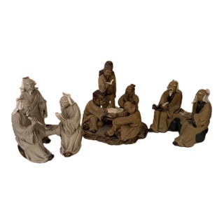 Set of Three Bonsai Mudmen For Sale