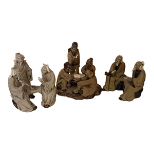 Set of Three Bonsai Mudmen