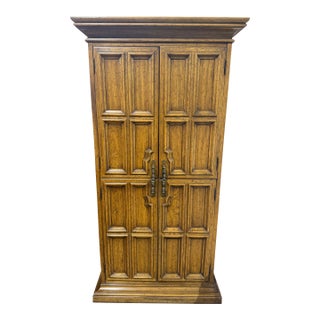Late 20th Century Drexel Heritage Spanish Revival "Velero" Armoire For Sale
