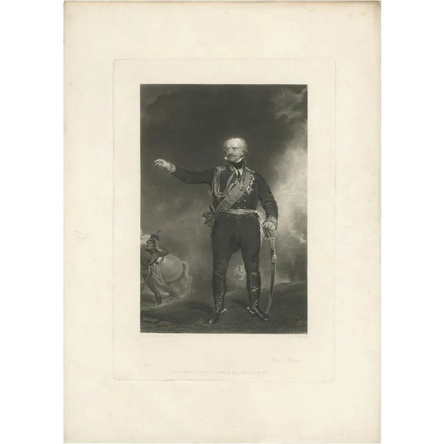 Wagstaff, Gebhard Leberecht Von Blücher, 1840, Paper For Sale