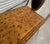 Mid-Century Bohemian Burnt Rattan Daybed Bench With Authentic Hand-Woven Cane Seat For Sale - Image 17 of 18