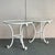 Vintage Regency Cast Aluminum Outdoor Scroll Side Tables - A Pair For Sale In West Palm - Image 6 of 10