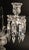 Traditional Baccarat France Crystal Bambous Tors 2-Light Candelabra Lustre, Signed For Sale - Image 3 of 11