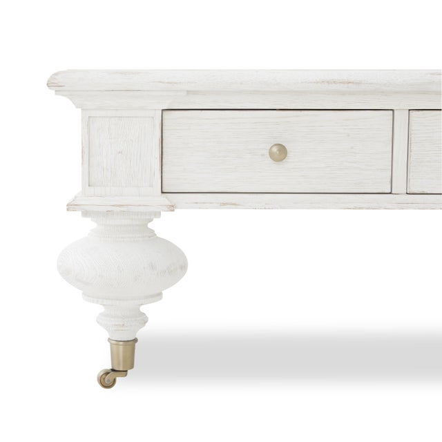 Century Furniture Century Furniture Grand Oak Cocktail Table - White For Sale - Image 4 of 5