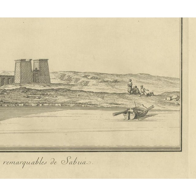 Mid 18th Century Remarkable Ruins of Sabua, 1755, Paper For Sale - Image 5 of 10