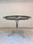 Round Dining Table in Tinted Glass and Chrome For Sale - Image 3 of 11