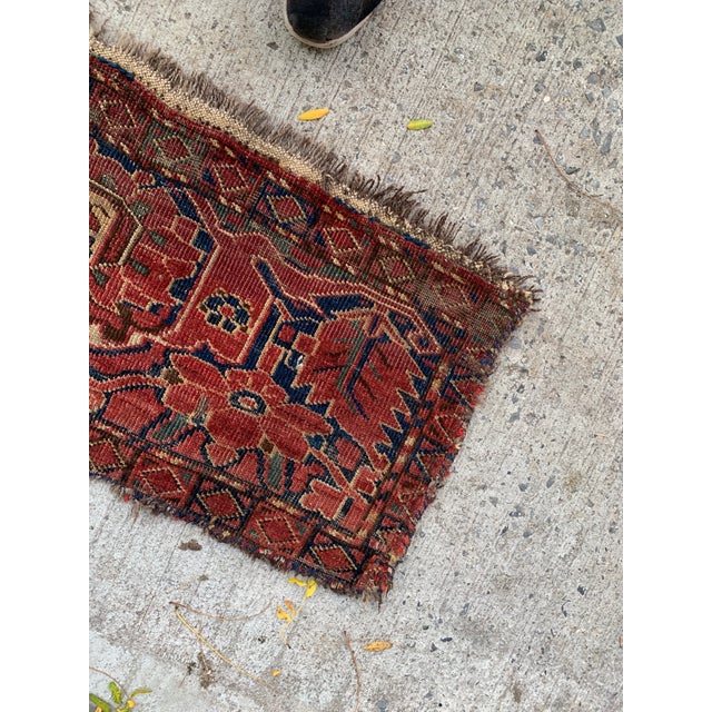 Late 19th Century 1870s, Handmade Antique Collecitble Afghan Ersari Rug 2.1' X 3.3' For Sale - Image 5 of 8