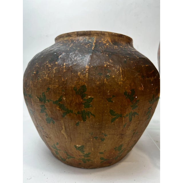 1930s Vintage Asian Papier Mache Bowls For Sale - Image 5 of 9