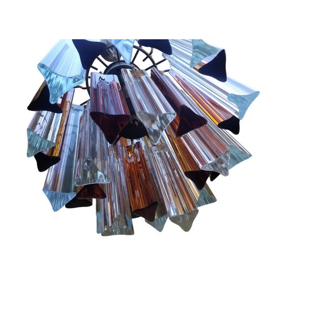 1970s Vintage Murano Glass Pendant from Venini, Italy, 1970s For Sale - Image 5 of 13