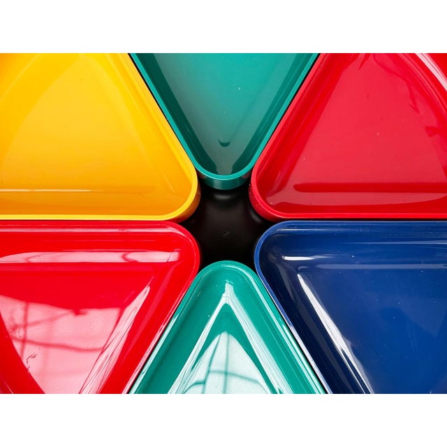 Mid-Century Space Age Bowls and Tray Set from Emsa, 1960s, Set of 7 For Sale - Image 12 of 18