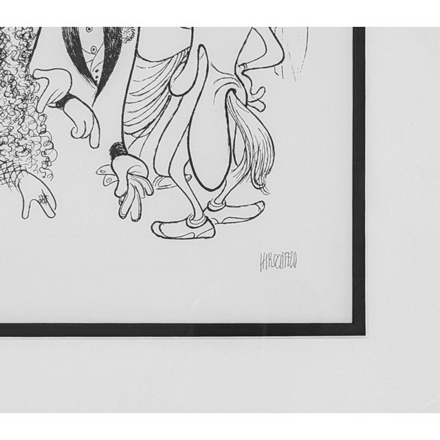 Lithograph on paper. Hand signed lower right by Al Hirschfeld. Hand numbered 218/350 lower left. Sheet size:18 x 19...