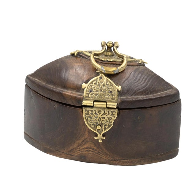 19th Century Hardwood Lozenge Shaped Tea Caddy or Tobacco Box For Sale - Image 13 of 13