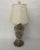 Mid 20th Century Japanese Satsuma Moriage Style Double Handles Warrior Lamp For Sale - Image 4 of 9