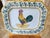 Vintage Large Rectangular Italian Deruta Style Rooster Platter For Sale In New York - Image 6 of 12