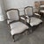 French French Louis XV Style Striped Fauteuil Armchairs, Pair For Sale - Image 3 of 12