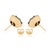 14k Gold 6.97ct Bold Deep Blue Sapphire Stud Earrings With Black Rhodium For Sale - Image 10 of 15