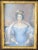 We are offering this extremely finely painted miniature portrait. This watercolor portrait is of a very finely dressed...