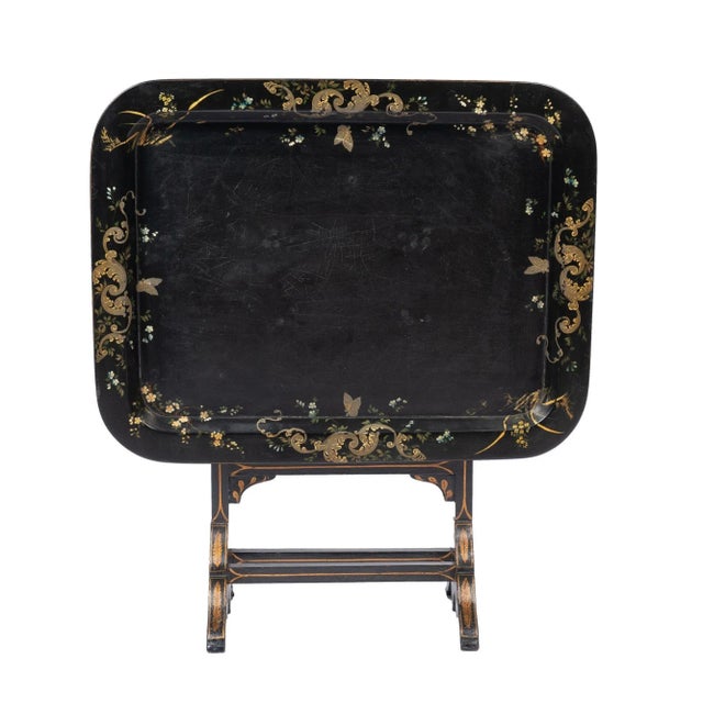 Wood Jennings & Bettridge Tilt Top Tray Table, 1830 For Sale - Image 7 of 13