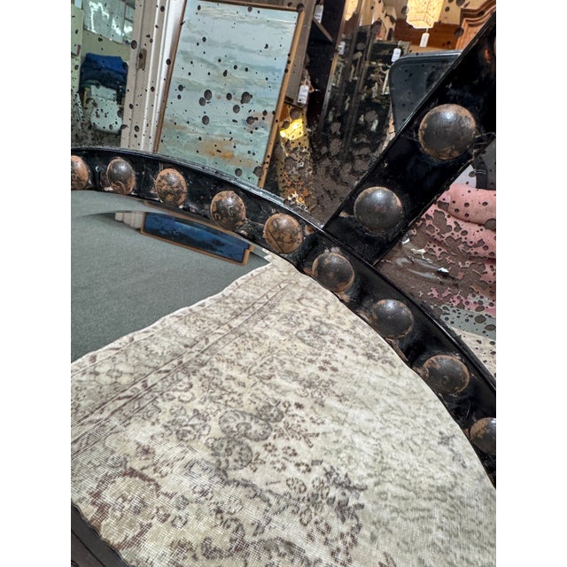 Medieval Revival Style Flower Shaped Wall Mirror For Sale In San Francisco - Image 6 of 12