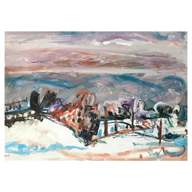 Jean Krillé, Tableau No. 36, Oil on Wood For Sale