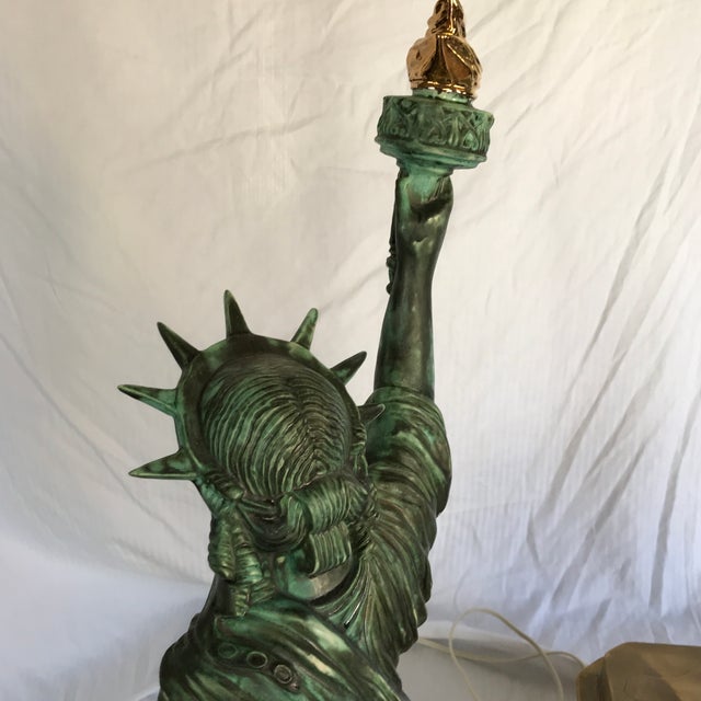 Vintage Ceramic Statue of Liberty Light Chairish